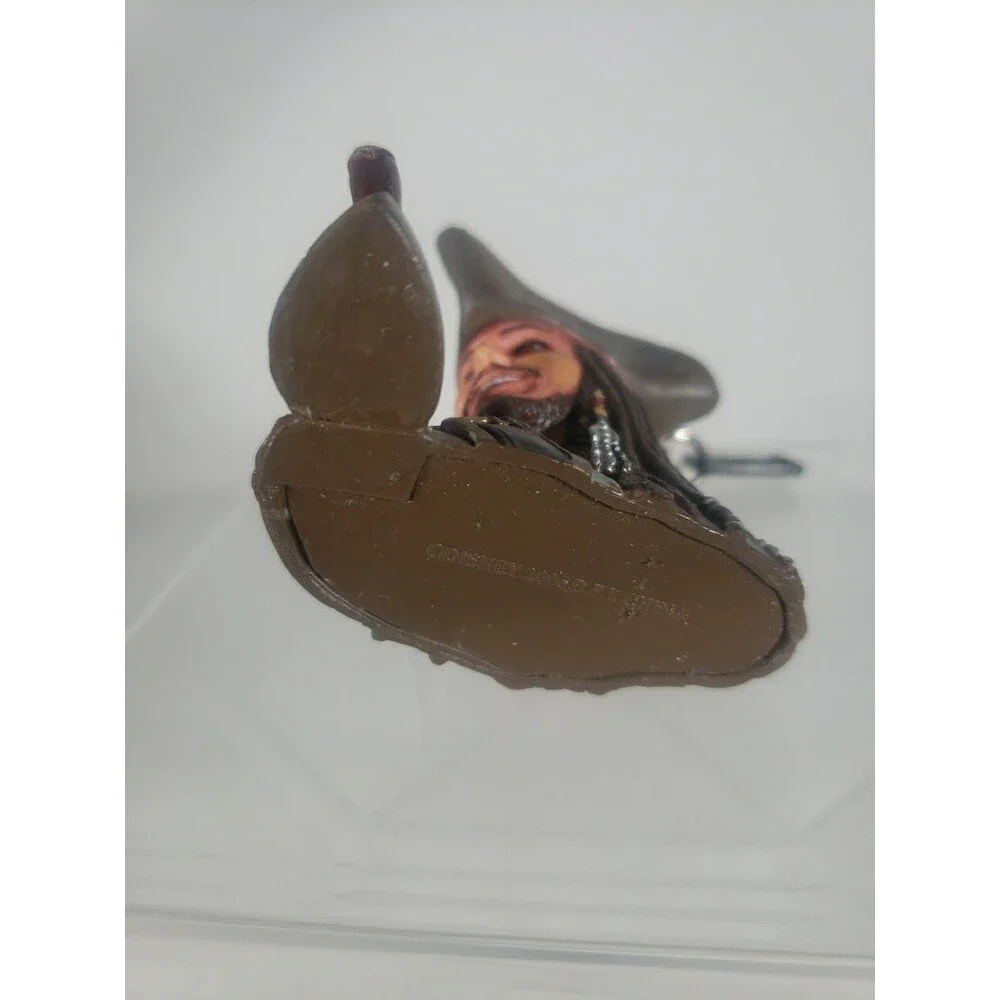 Disney Pirates of the Caribbean Captain Jack Sparrow Figural Bust Keychain 2006
